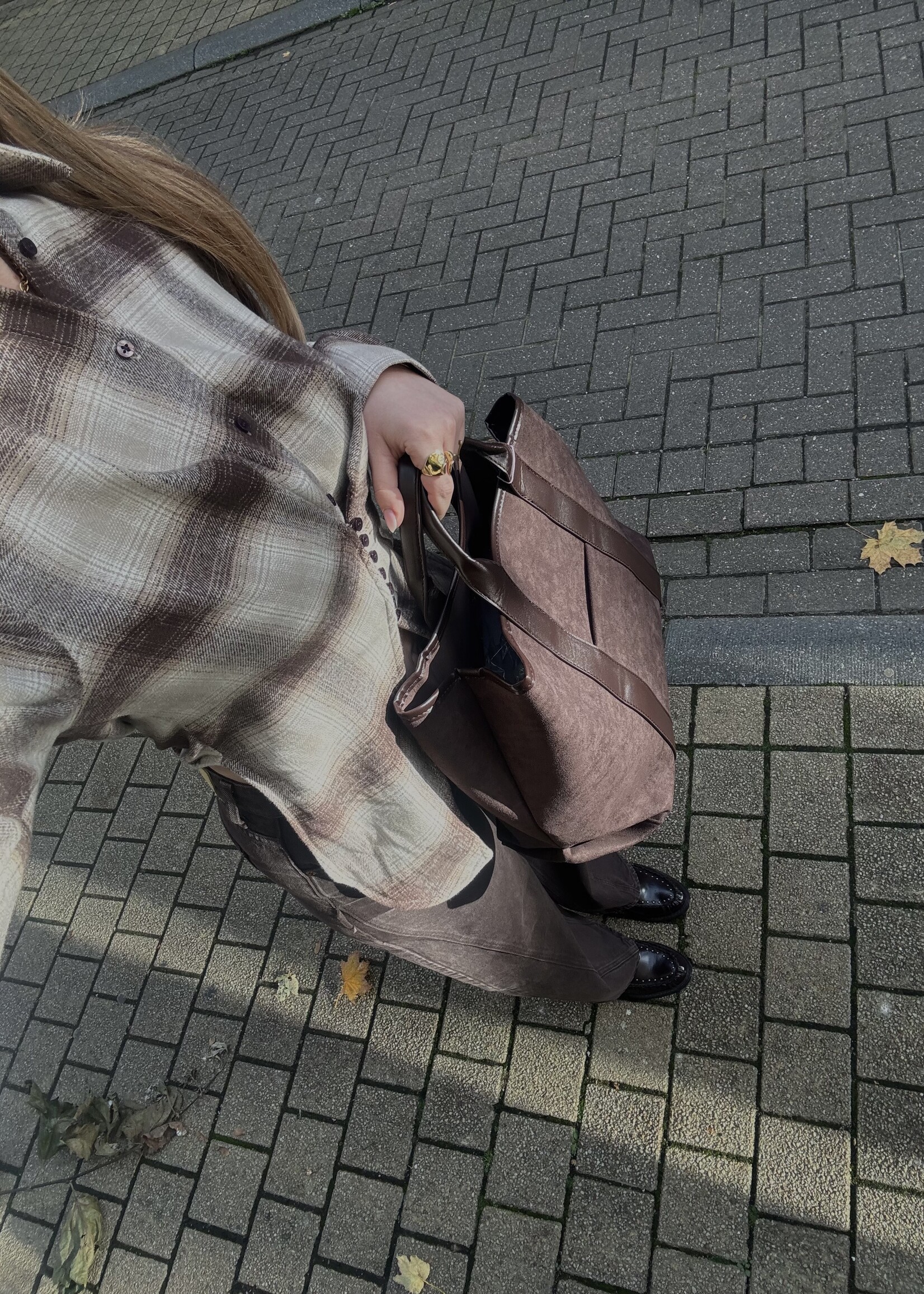 Diana Shirt - Brown Multicolor