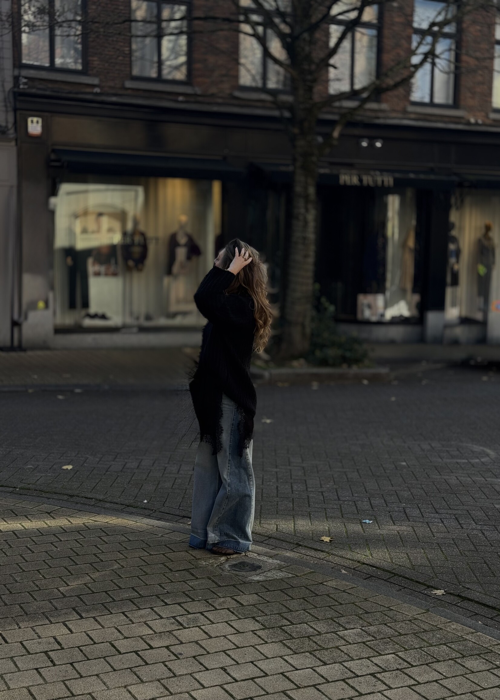 Darlin lace dress - Black