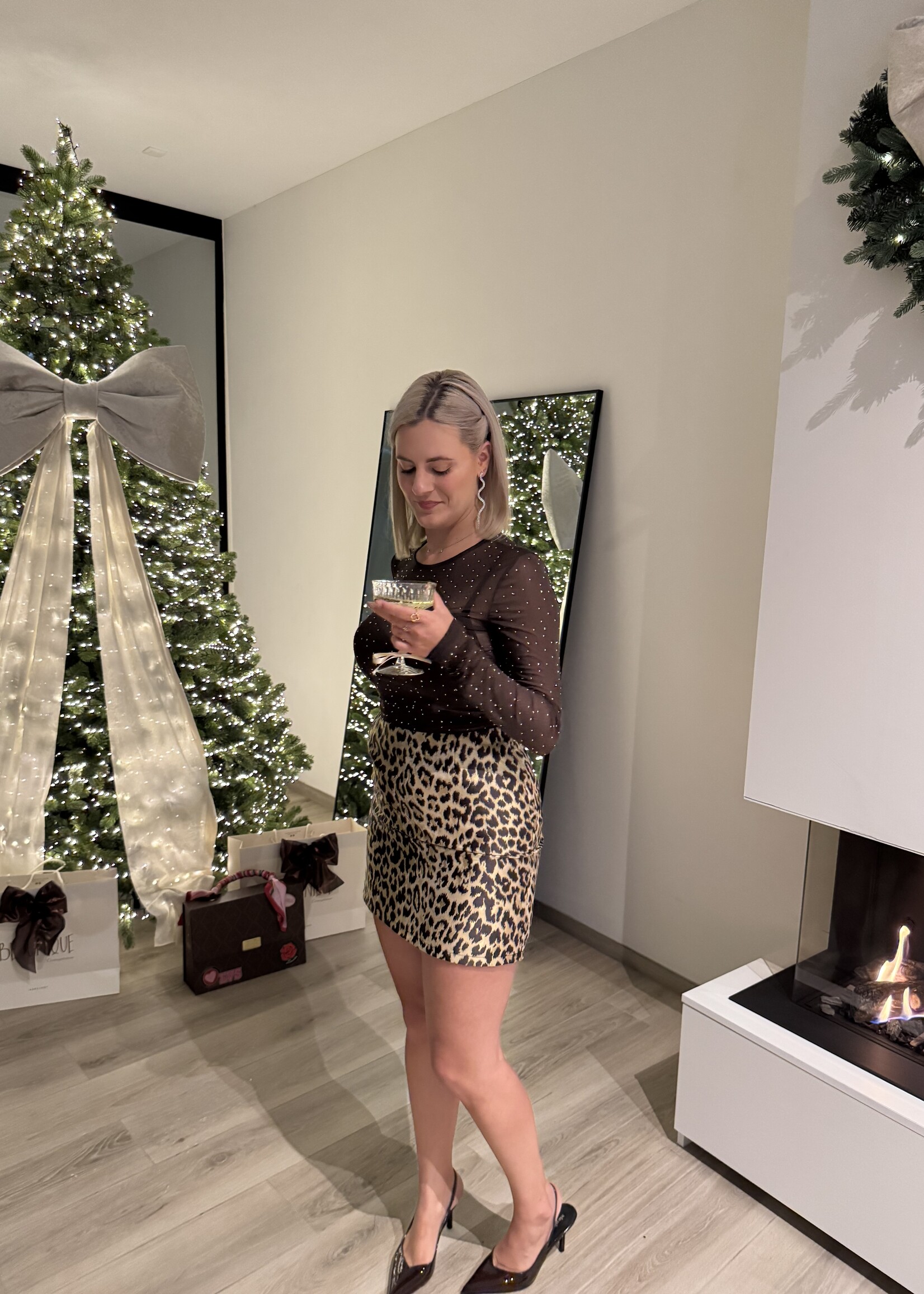 Anna skirt - leopard