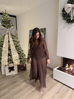 Tara mesh skirt - brown