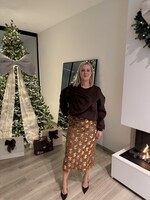 Bow sweater - Brown TU