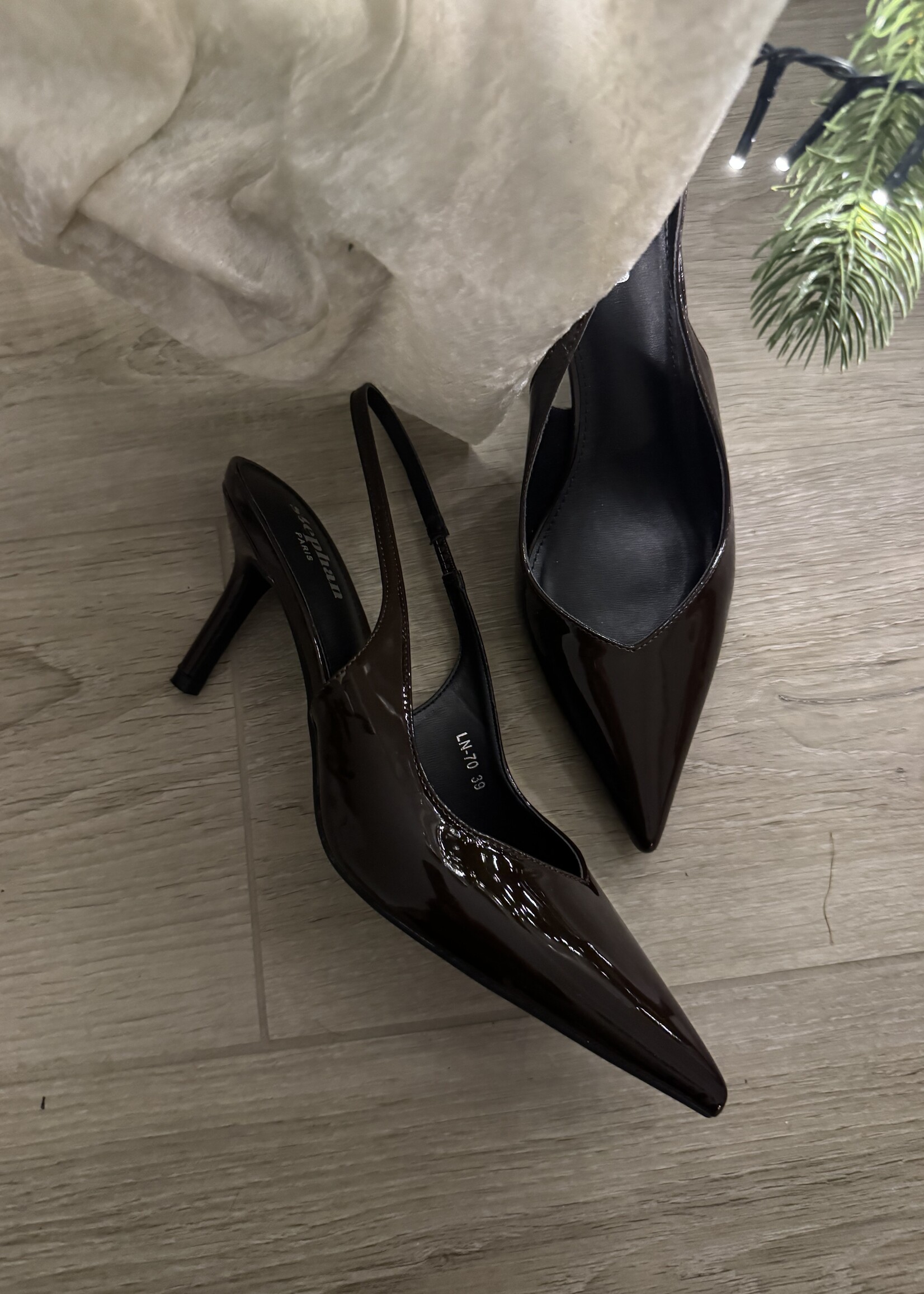 Nora heels - dark brown