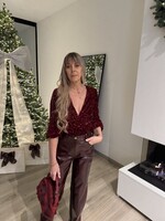 Saar body sequin - Dark red