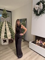 Polien sequin top - Dark brown