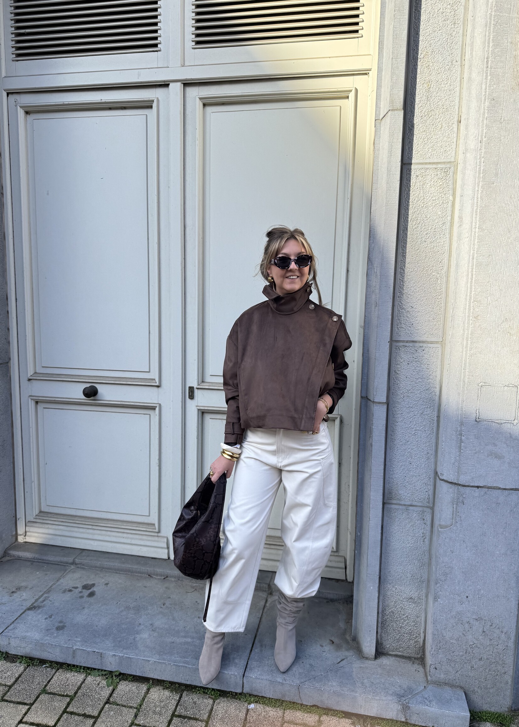 Lif balloon jeans - crème