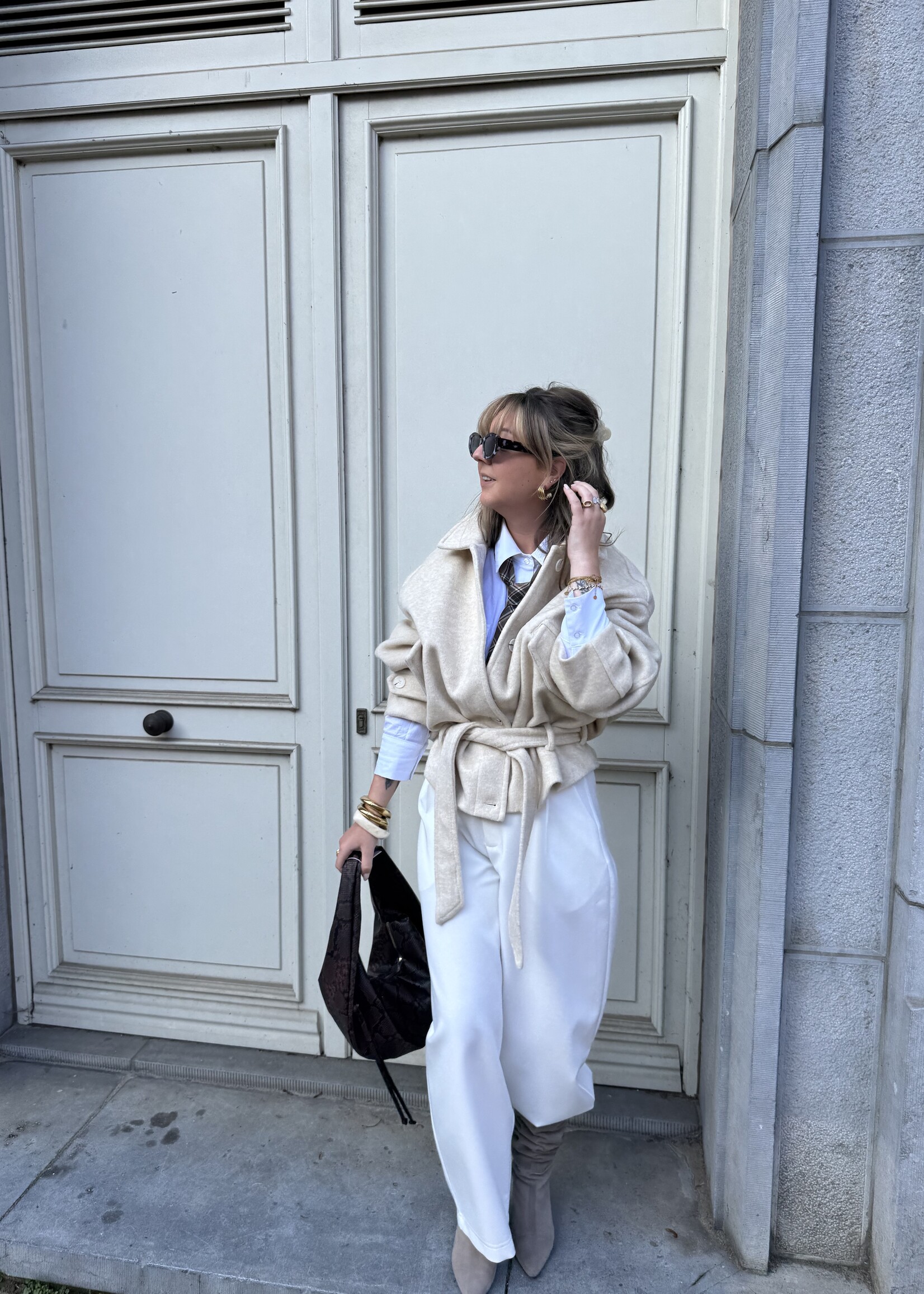 Loe jacket - Crème TU