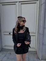 Amie Blazer + Sjaal - Black