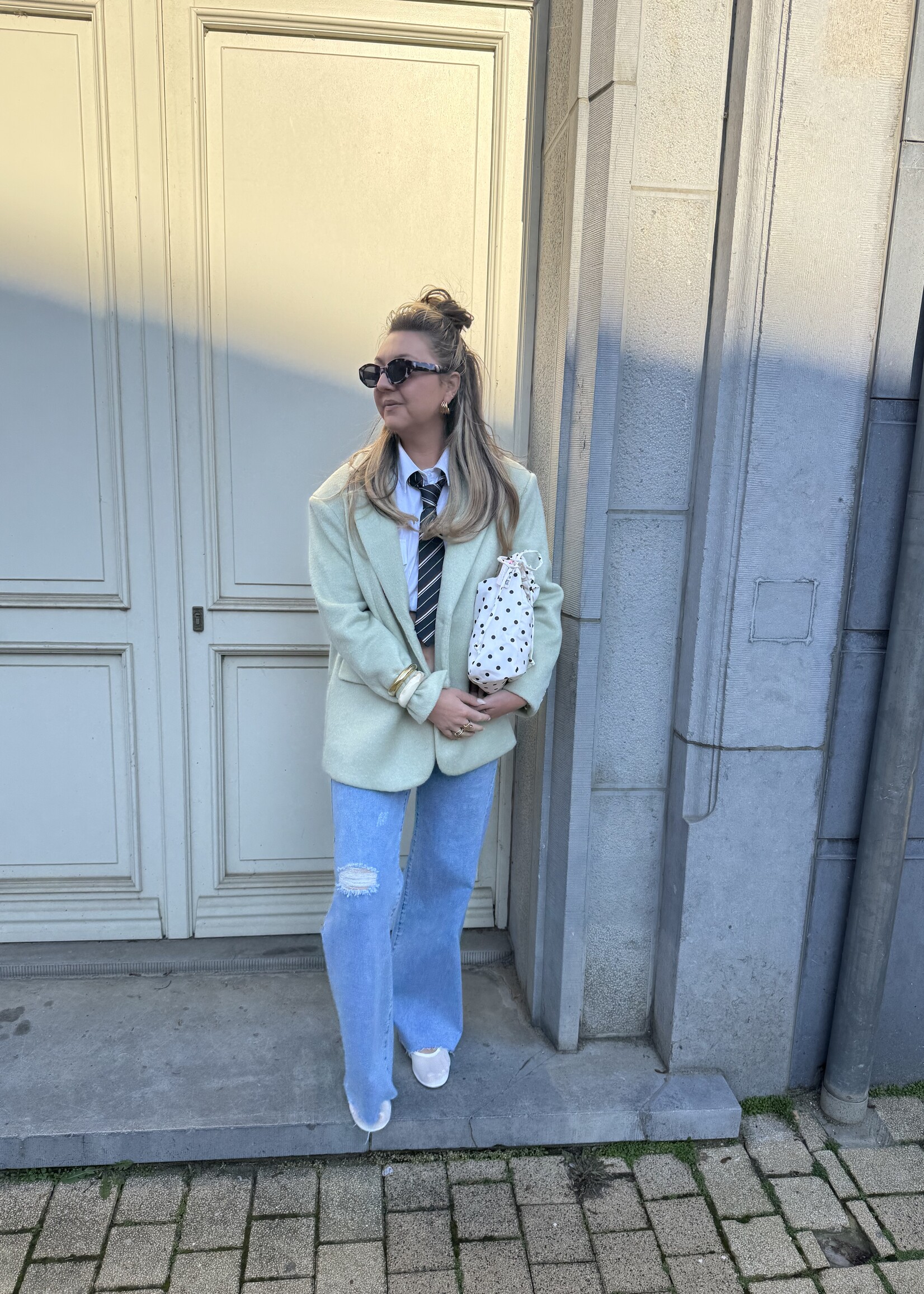 Aliena Blazer - Light green TU