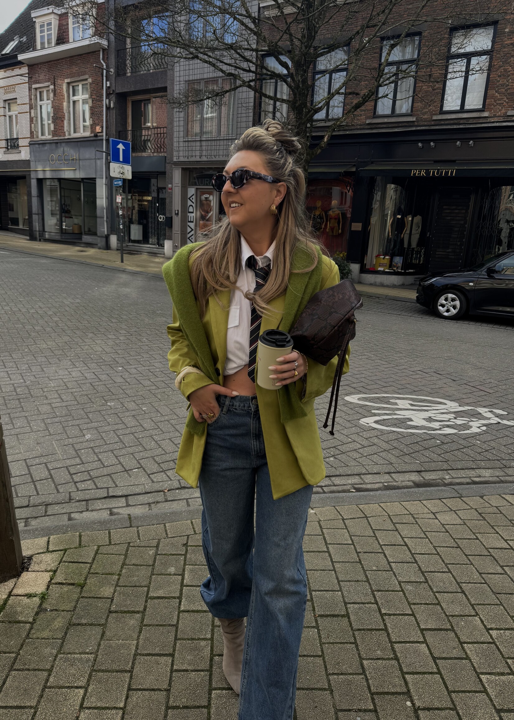 Dana blazer - Green TU