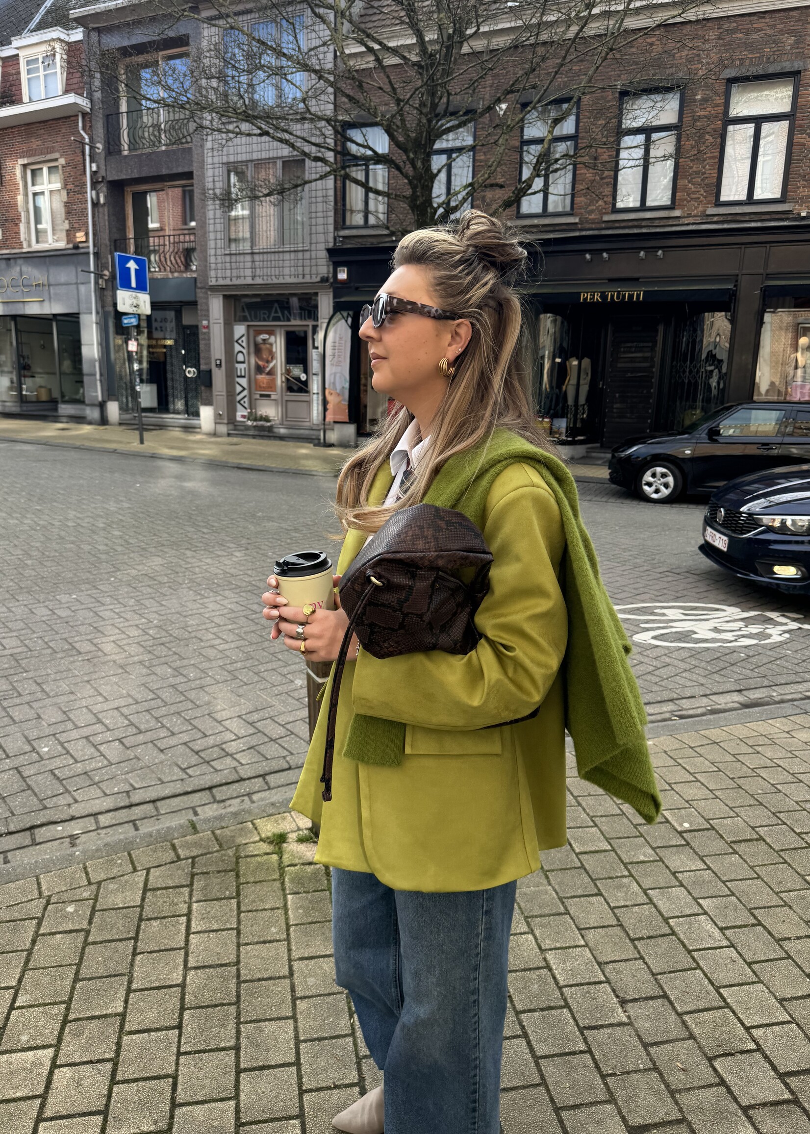 Dana blazer - Green TU