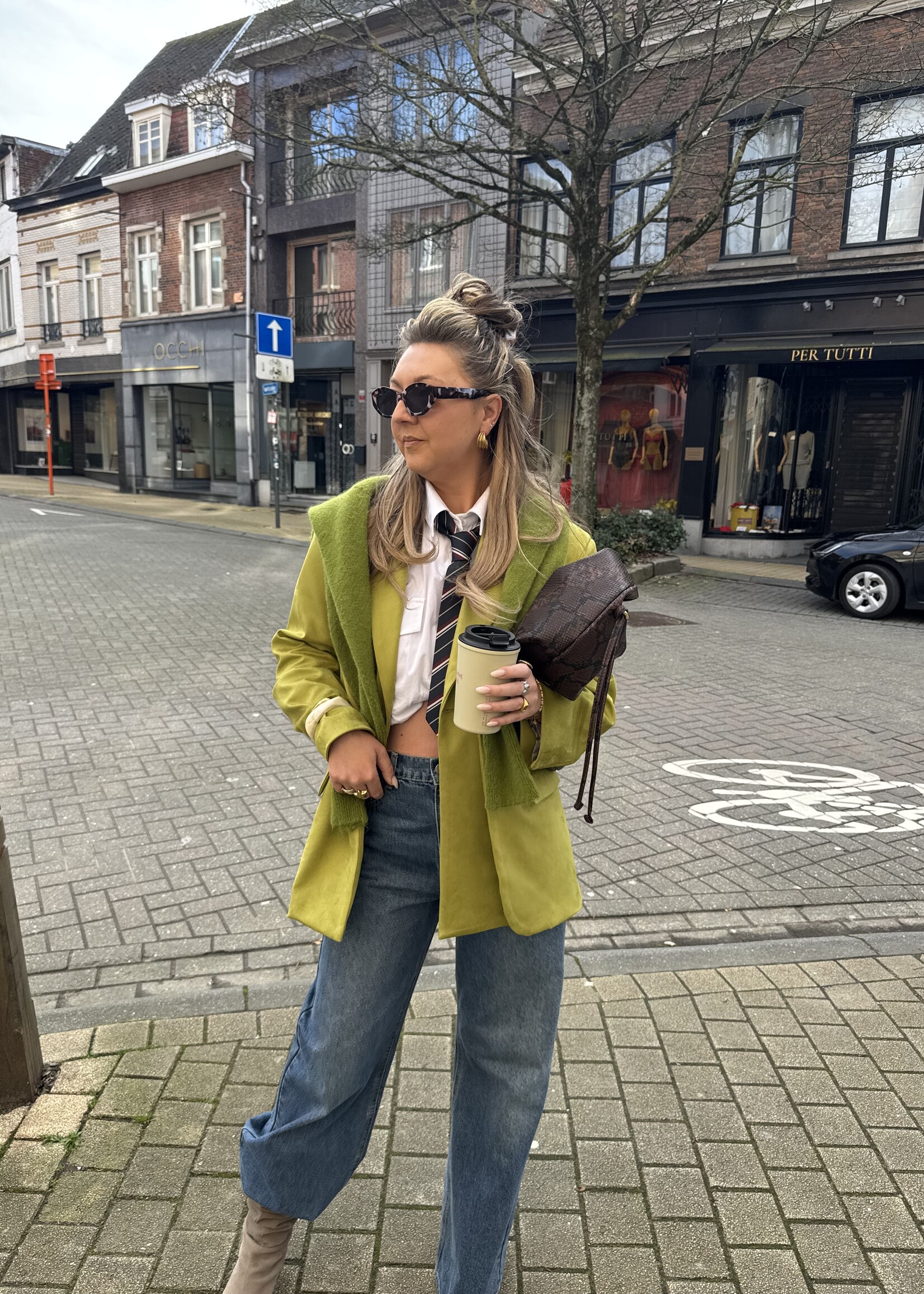 Dana blazer - Green TU