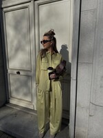 Charlotte stripe shirt - Green  TU