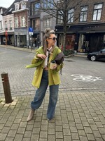 Avril wide leg Jeans - Dark blue