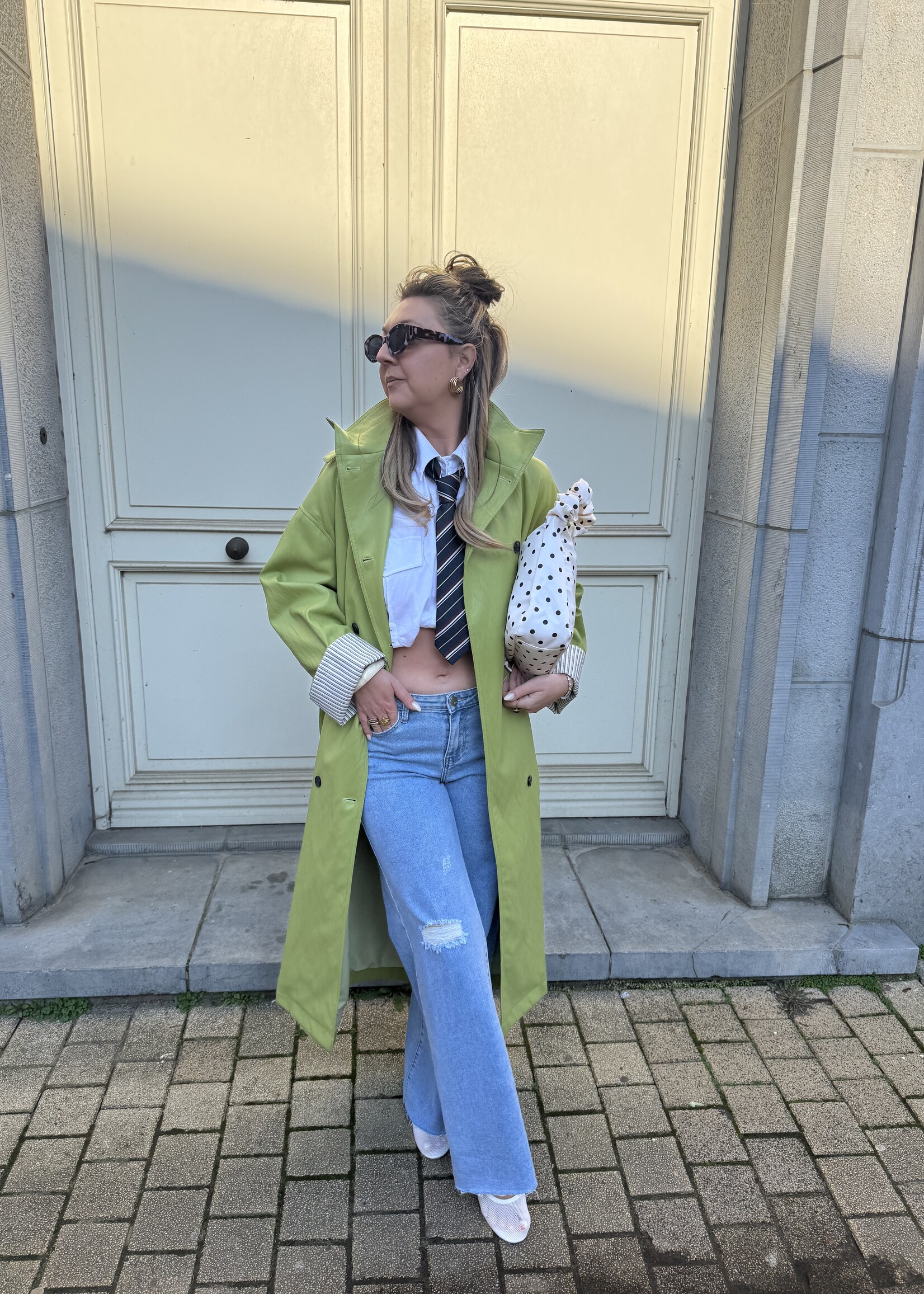 Rhea Wide leg jeans - light blue