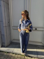 Daniera stripe trousers - Blue