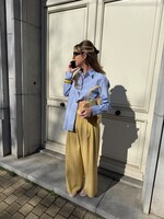 Mariena wide leg trousers - Yellow