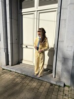 Celiena wide leg trousers - Light yellow