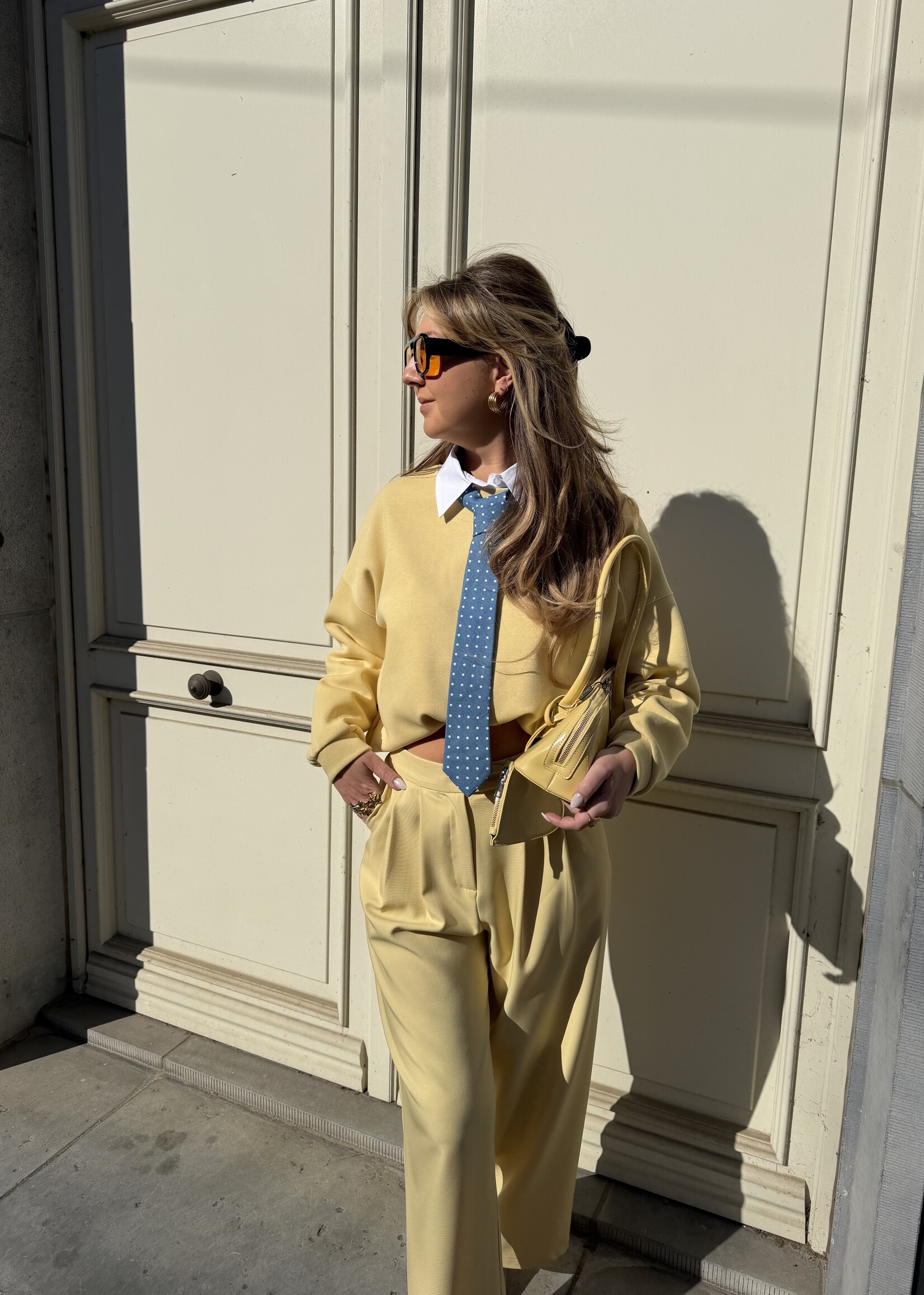 Jada sweater - Light yellow TU