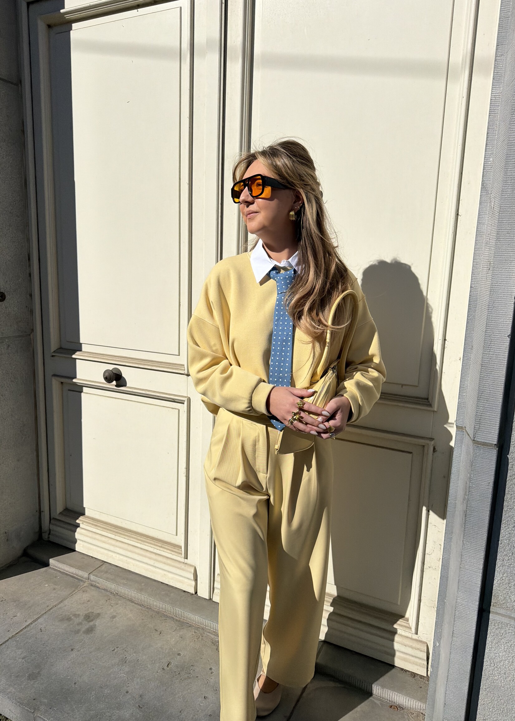 Jada sweater - Light yellow TU