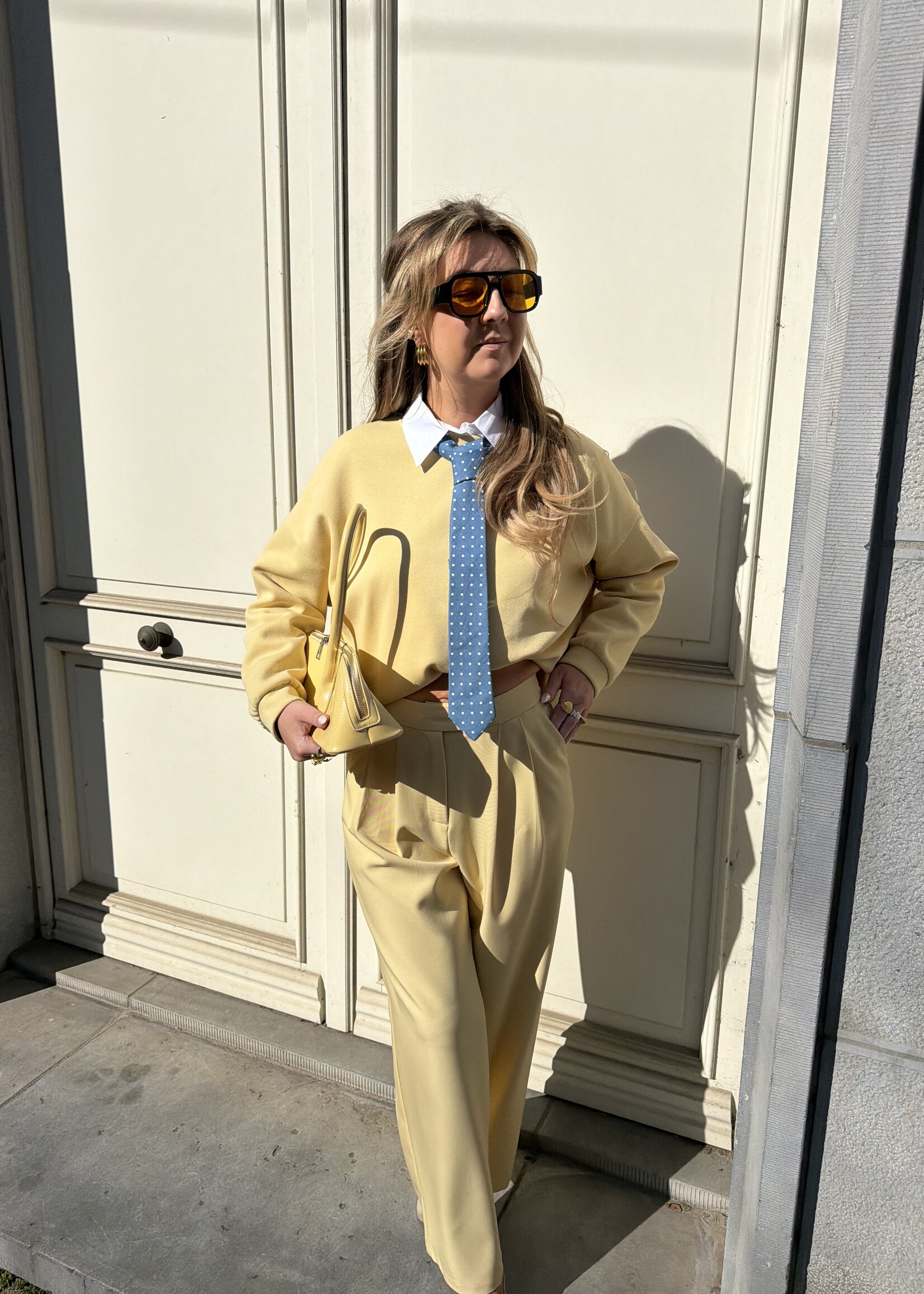 Jada sweater - Light yellow TU