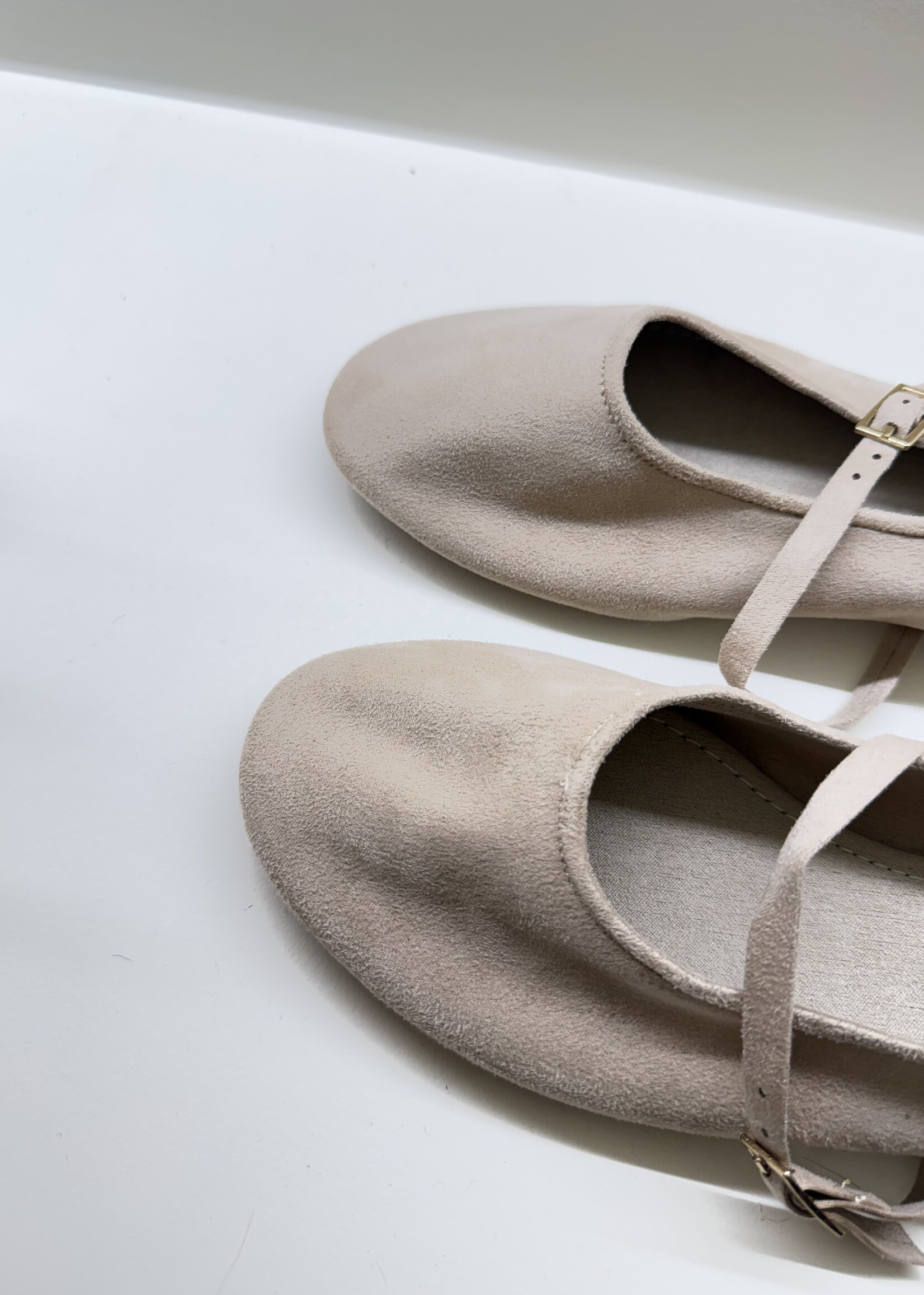 Ballerina suede - Natural