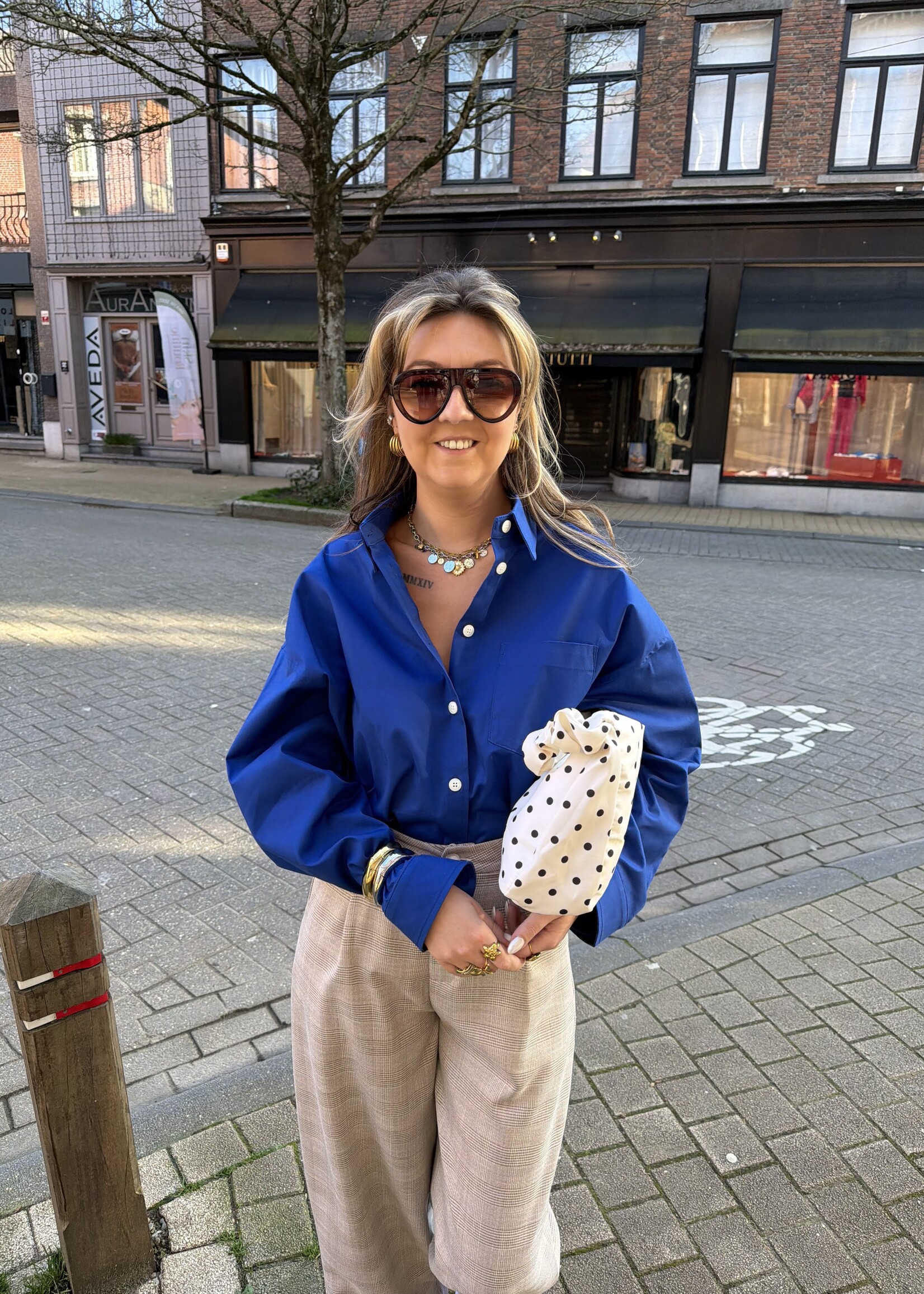 Clara shirt - Blue TU