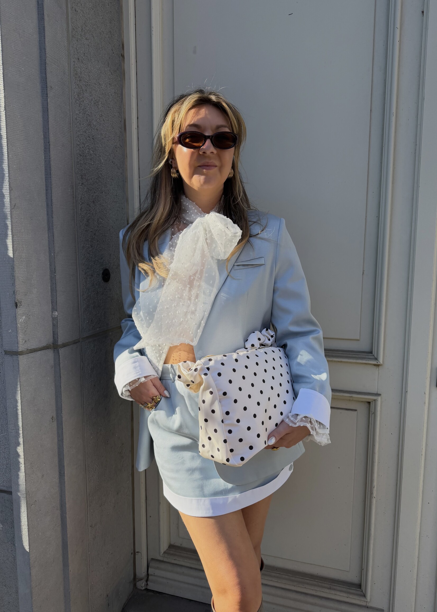 Yve skirt - Light blue