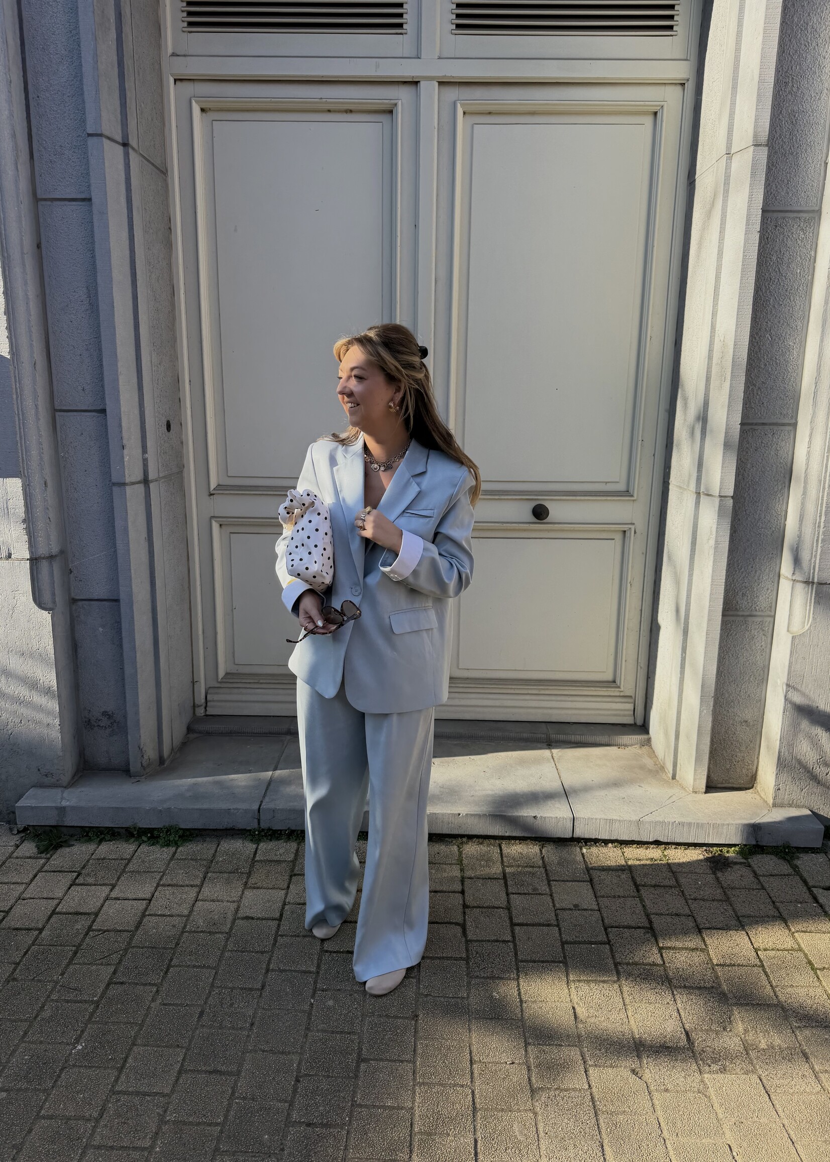 Yve trousers - Light blue