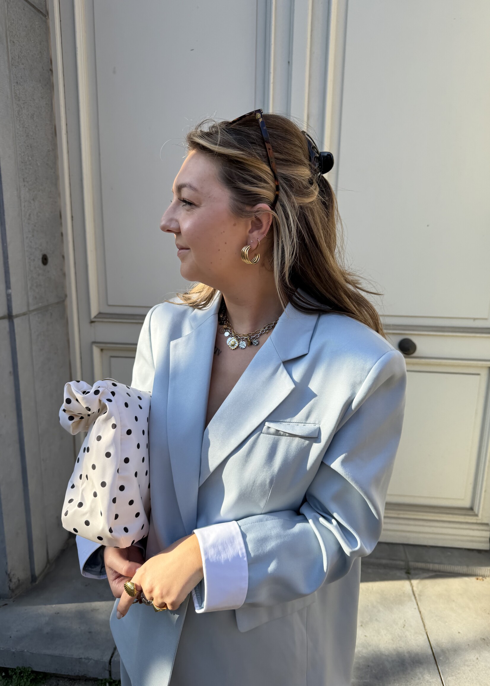 Yve blazer - Light blue