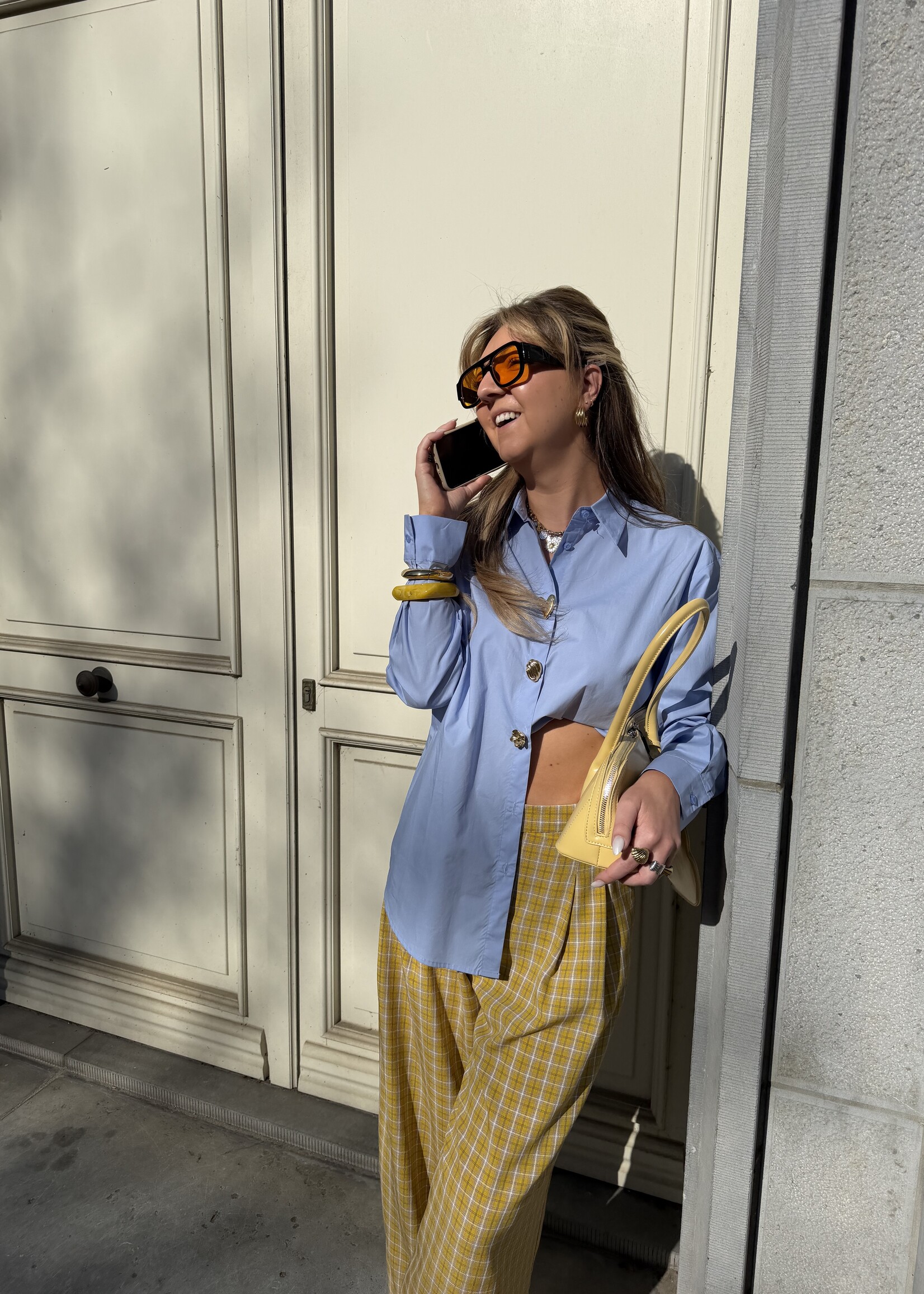 Leana shirt - Light blue