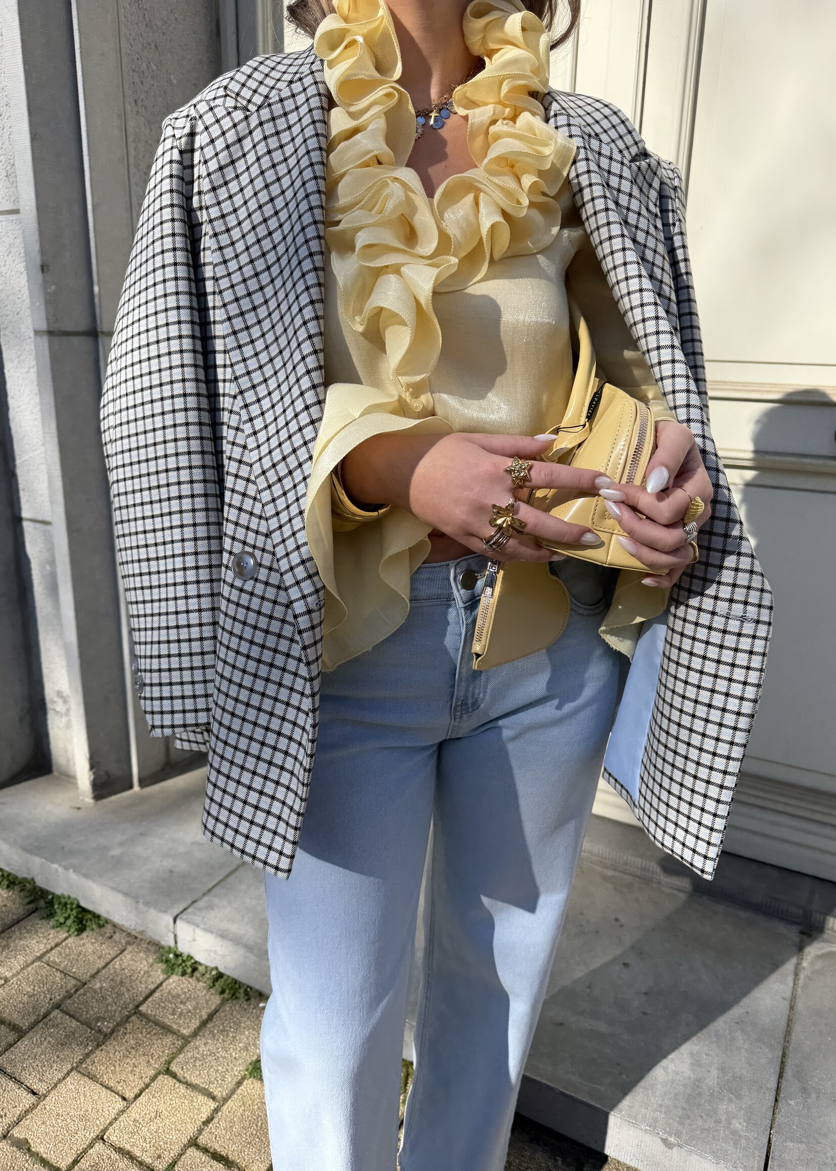 Blaire oversized blazer - light blue