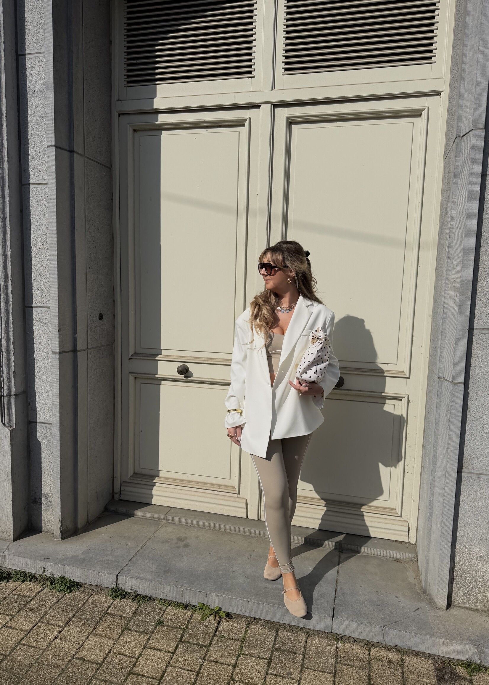 Alma legging - Beige