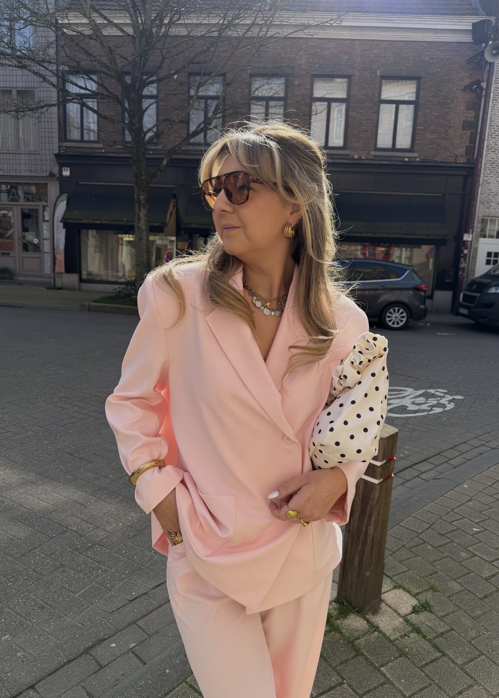 Rosa blazer - Light pink TU