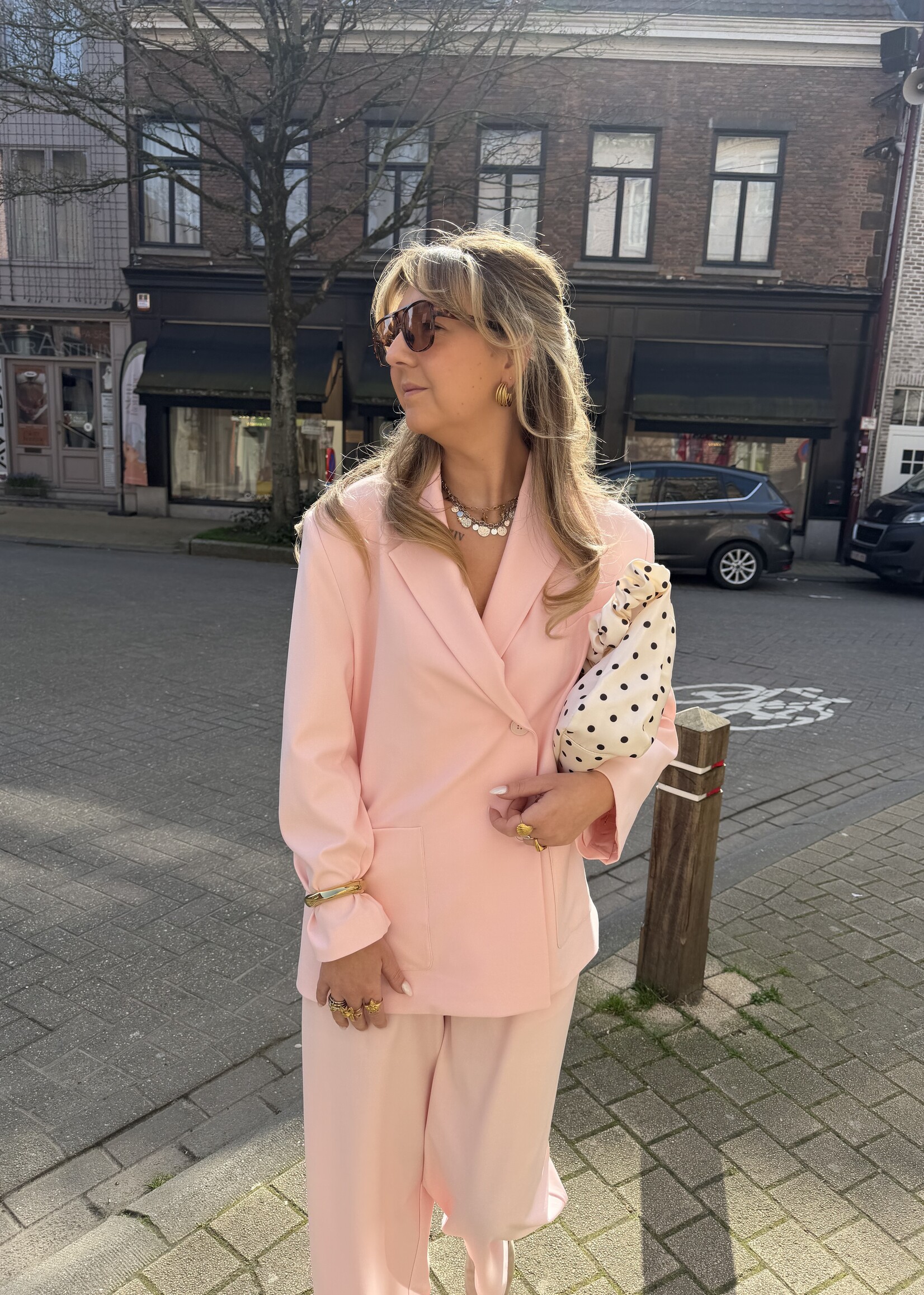 Rosa blazer - Light pink TU