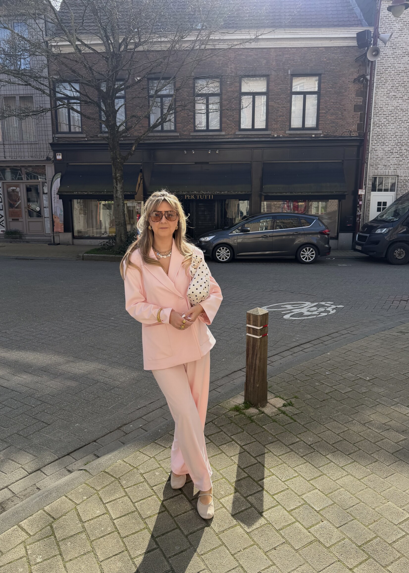 Rosa blazer - Light pink TU