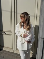 Milla oversized blazer - White TU