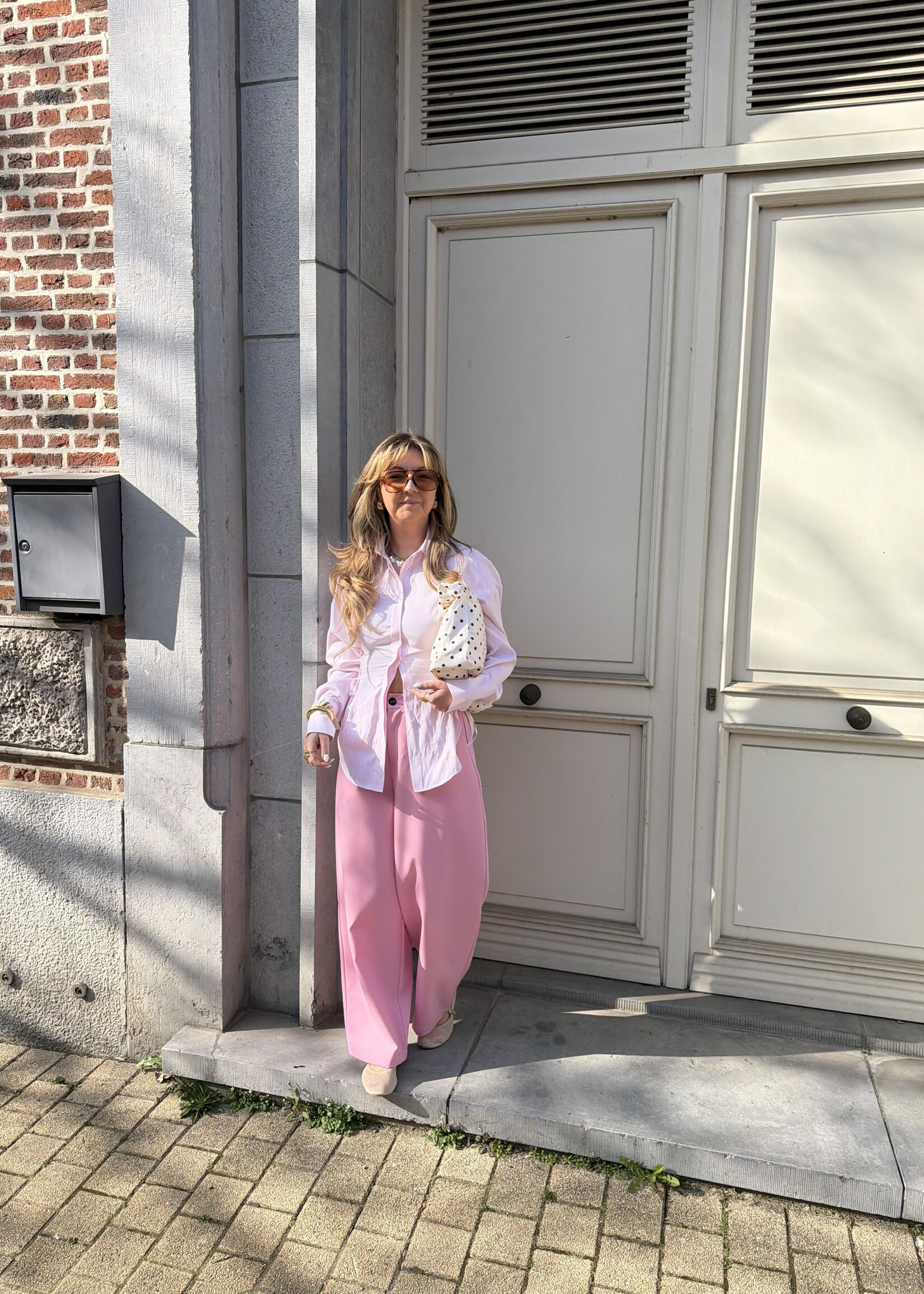 Ulla trousers - Pink SIZE M