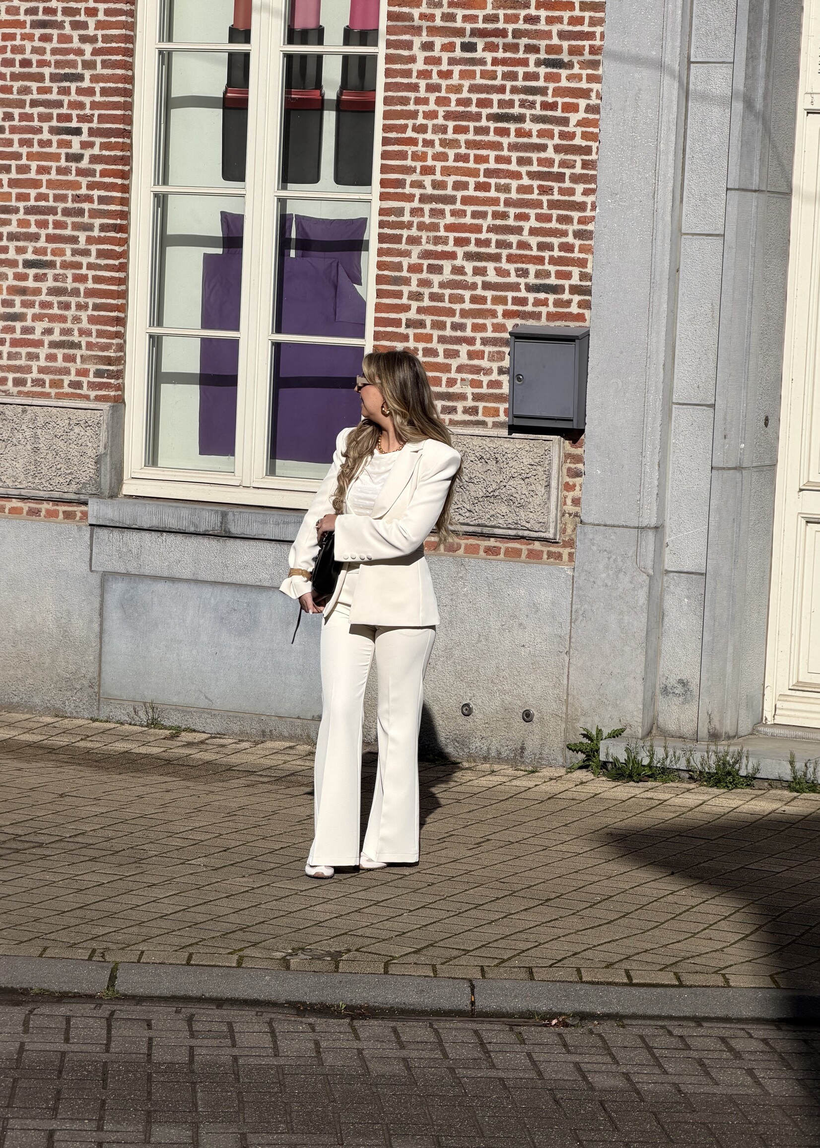 Lauri trousers - Cream SIZE S