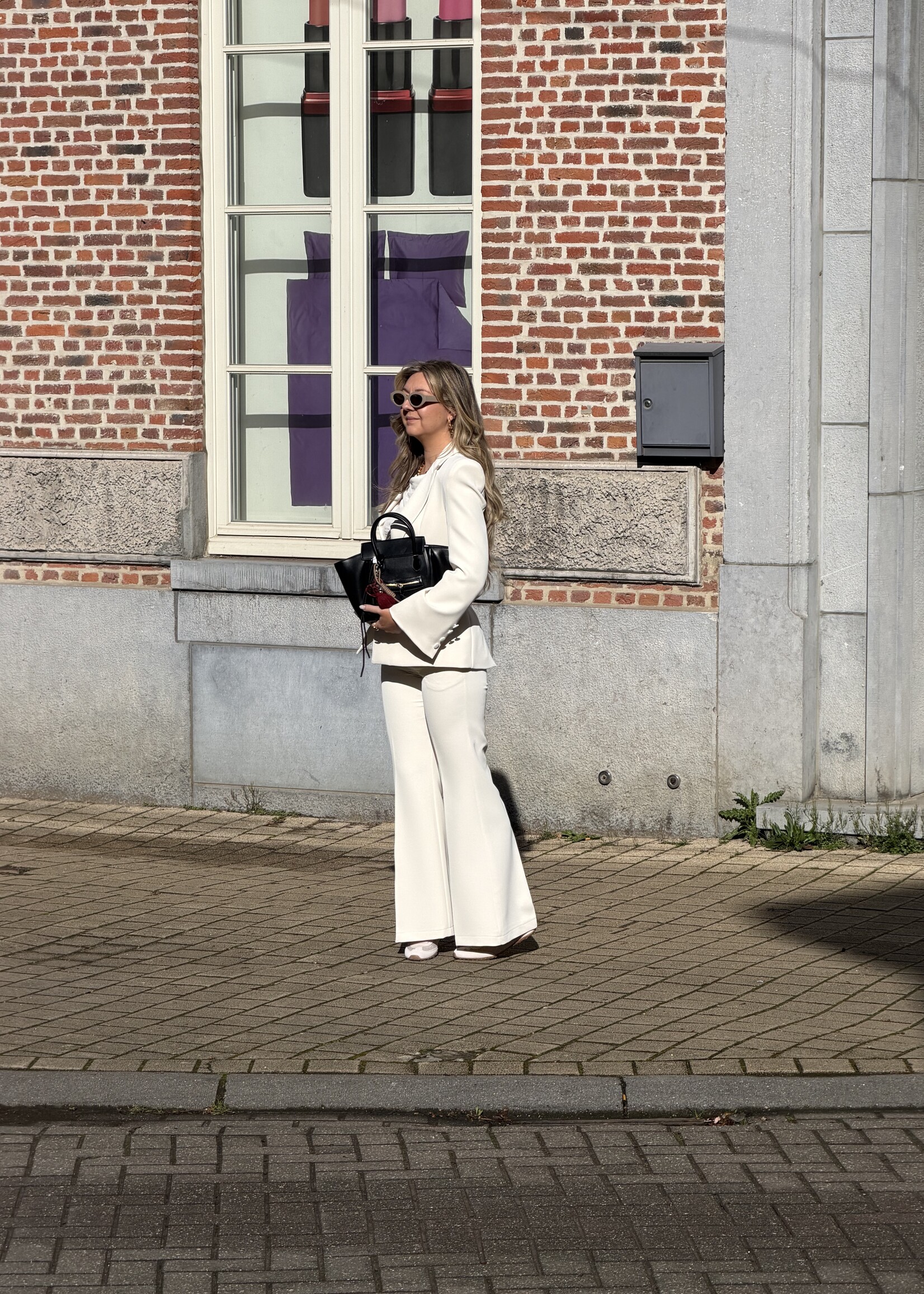 Lauri trousers - Cream SIZE S