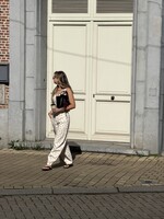 Poli polka dot trousers - White/Black