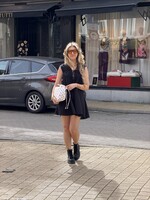Bea short dress - Black
