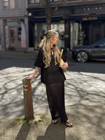 Daniera polka dot skirt - Black