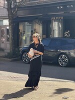 Diena long skirt - Black