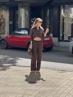 Elaine Blouse - Chocolate