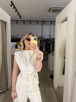 Lael wrapped top - Off White