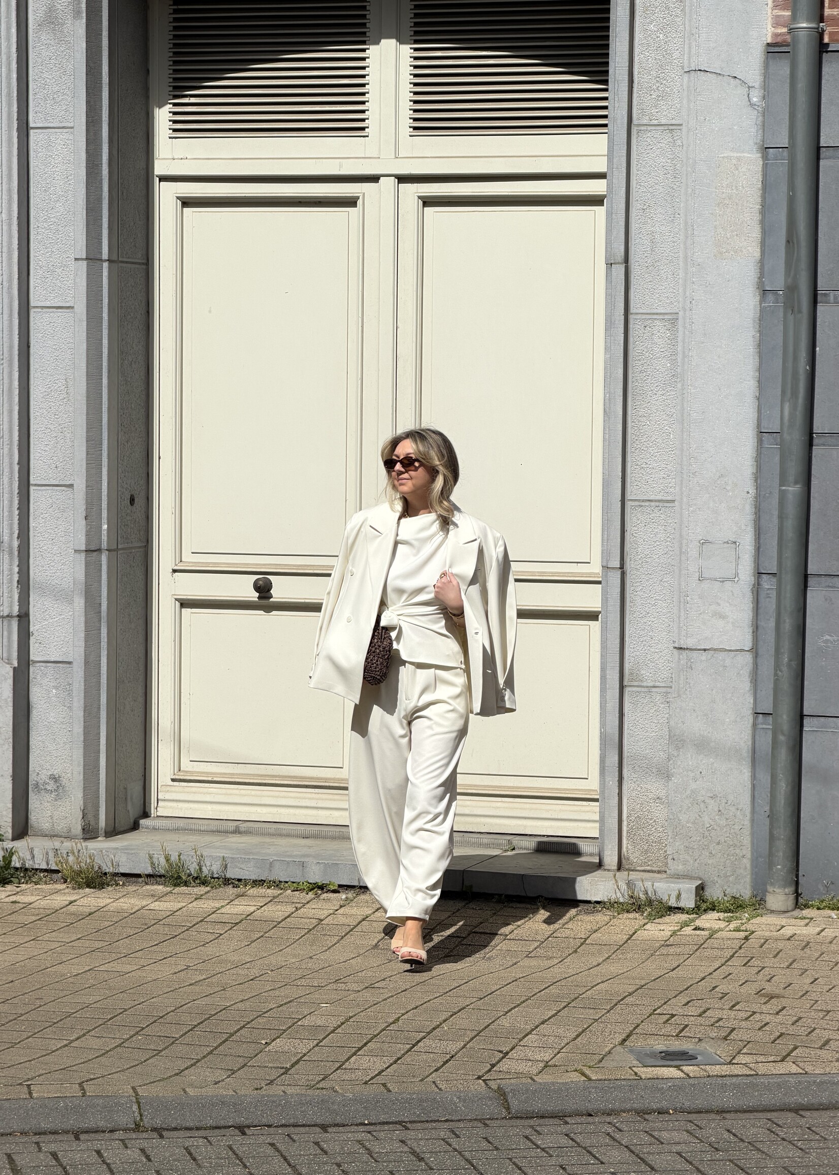 Lael wrapped top - Off White