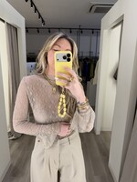 Kaya lace top - Taupe