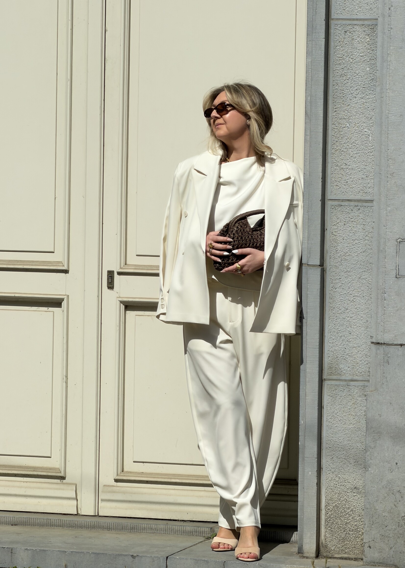 Lael oversized blazer - Off white