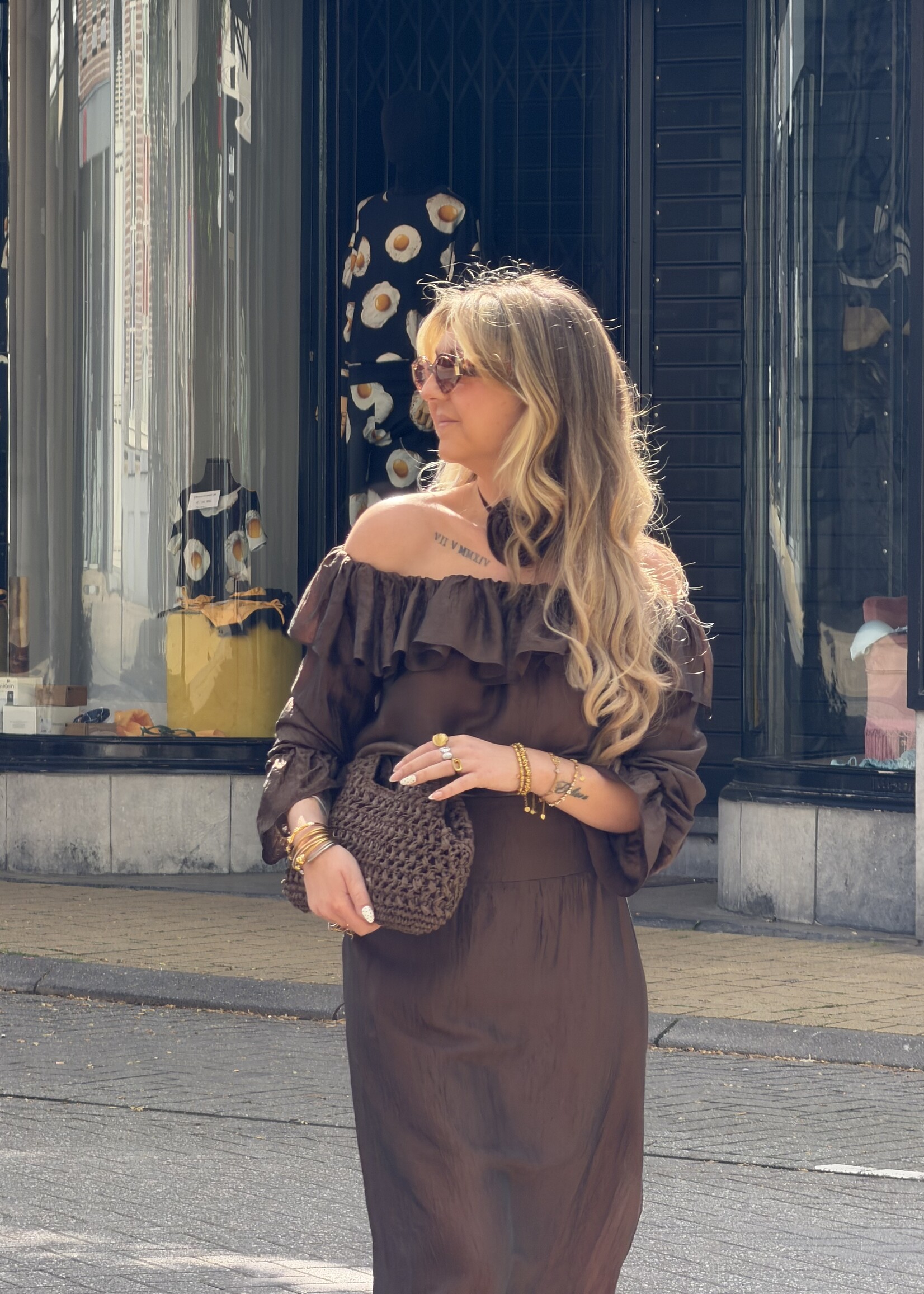 Romie top - Brown