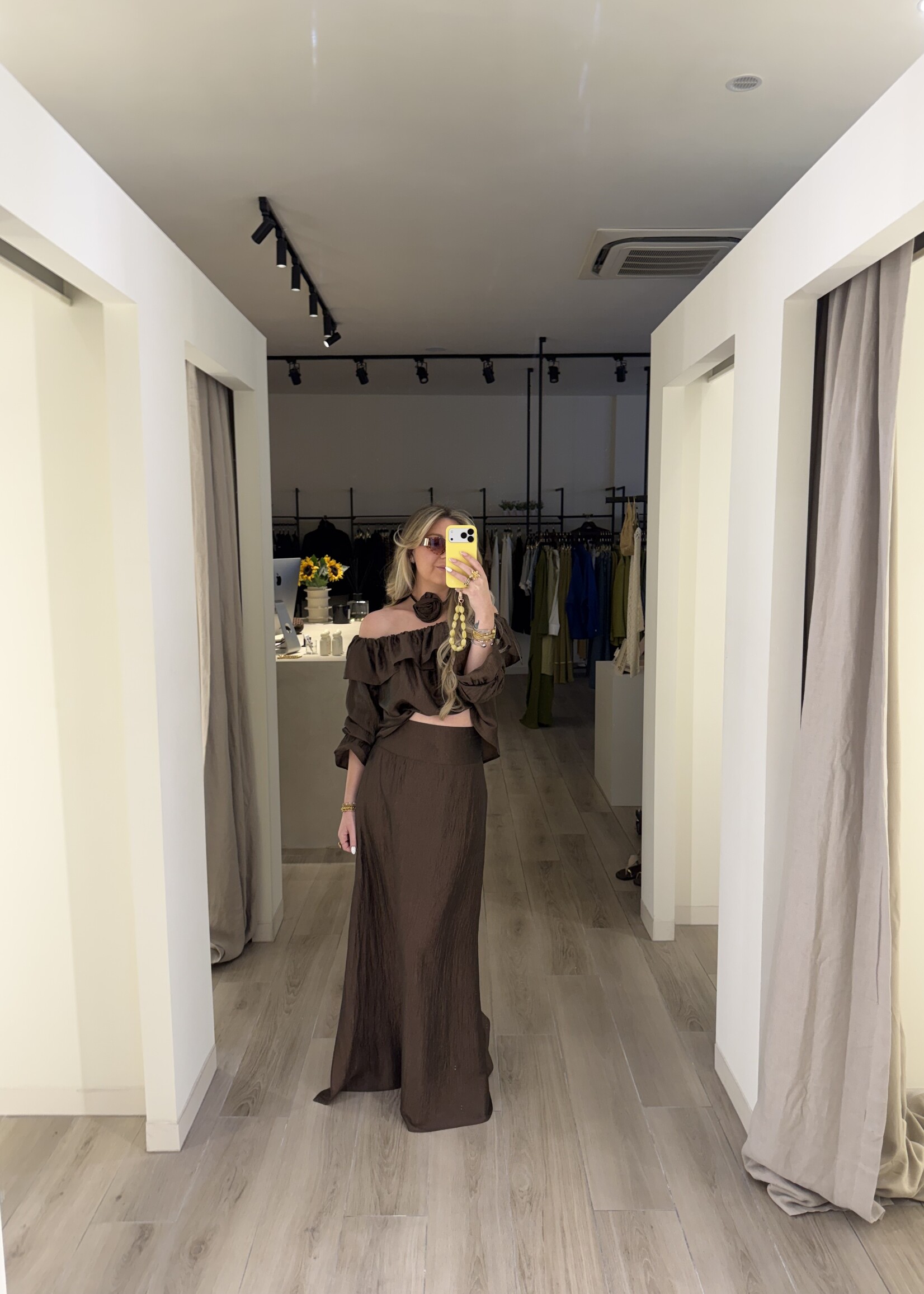 Romie top - Brown
